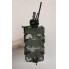 Подсумок для магазинов АК двойной M-KET Пиксель ВСУ военный штурмовой держатель на пояс разгрузочную систему РПС на систему MOLLE с фиксаторами на резинке