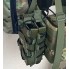 Подсумок для магазинов АК двойной M-KET Пиксель ВСУ военный штурмовой держатель на пояс разгрузочную систему РПС на систему MOLLE с фиксаторами на резинке