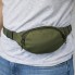 Повседневная мужская сумка бананка M-KET Хаки с ремнем на пояс или через плечо и 3-мя карманами 29х15 см