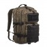 Рюкзак тактический мужской Mil-Tec Assault Pack Large Brown/Black Ranger военный штурмовой ВСУ с липучкой на 36 литров 4 отделения система MOLLE