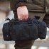 Рюкзак тактический мужской Tactical Backpack B08 Черный 55 л с 3 съемными подсумками MOLLE для военных, туризма, охоты и рыбалки