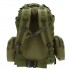 Рюкзак тактический мужской Tactical Backpack B08 Oliva 55 л с 3 съемными подсумками MOLLE для военных, туризма, охоты и рыбалки