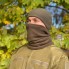 Флисовая зимняя тактическая шапка M-KET Хаки мужская и женская для каждодневного ношения или в качестве подшлемника размер универсальный 56-58