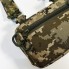 Сумка бананка мужская через плечо M-KET Пиксель с регулируемым ремнем и липучкой для шевронов 20 х 13.5 х 5 см