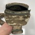 Тактическая военная сумка мессенджер через плечо M-KET Пиксель для документов и аксессуаров с ремнем и липучкой для шевронов