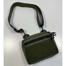 Военная плечевая сумка M-KET Олива Oxford 600D компактный EDC органайзер для документов, телефона и снаряжения 20×15×5 см Военная плечевая сумка M-KET Олива Oxford 600D компактный EDC органайзер для документов, телефона и снаряжения 20×15×5 см