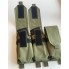 Подсумок для магазинов АК тройной закрытый M-KET Хаки ВСУ военный штурмовой держатель на пояс и РПС на MOLLE с кнопками на 3 магазина
