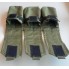 Подсумок для магазинов АК тройной закрытый M-KET Хаки ВСУ военный штурмовой держатель на пояс и РПС на MOLLE с кнопками на 3 магазина