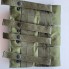 Подсумок для магазинов АК тройной закрытый M-KET Хаки ВСУ военный штурмовой держатель на пояс и РПС на MOLLE с кнопками на 3 магазина