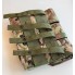 Подсумок для магазинов АК тройной закрытый M-KET Мультикам ВСУ военный штурмовой держатель на пояс и РПС на MOLLE с кнопками на 3 магазина