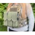 Подсумок для магазинов АК тройной закрытый M-KET Оливковый ВСУ военный штурмовой держатель на пояс разгрузочную систему РПС на MOLLE на 3-6 магазинов