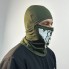 Военная балаклава подшлемник M-KET Оливковый тактическая с DTF принтом трикотаж стрейч кулир размер 56-58