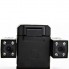 Автомобильный DVR видеорегистратор Two Camera Car HD c 2-мя поворотными камерами 2.0" экран ночная съемка циклическая запись Черный