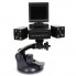 Автомобильный DVR видеорегистратор Two Camera Car HD c 2-мя поворотными камерами 2.0" экран ночная съемка циклическая запись Черный