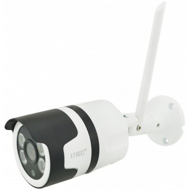 Камера видеонаблюдения уличная для дома VR CAMERA UKS CAD-7010 WIFI ip цифровая с записью на microSD и в реальном времени ночная съемка Белая
