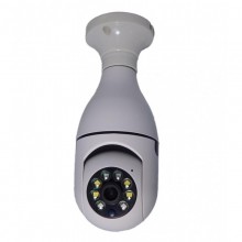 Камера видеонаблюдения для дома с записью в форме лампочки CAM L1 E27 WIFI IP 355/90° поворотная c удаленным доступом датчик движения ночная съемка и микрофон