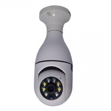 Камера видеонаблюдения для дома с записью в форме лампочки CAM L1 E27 WIFI IP 355/90° поворотная c удаленным доступом датчик движения ночная съемка и микрофон
