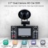 Автомобильный Dvr видеорегистратор CARWAY F30 HD c 2-мя поворотными камерами и ночной съемкой сенсорный 2,7" экран Черный