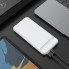 Внешний аккумулятор Power Bank HOCO J52 Premium 10000 mAh портативное зарядное устройство для телефона и гаджетов с индикатором на 2 USB Белый