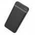 Внешний аккумулятор Power Bank HOCO J52 Premium 10000 mAh портативное зарядное устройство для телефона и гаджетов с индикатором на 2 USB Черный