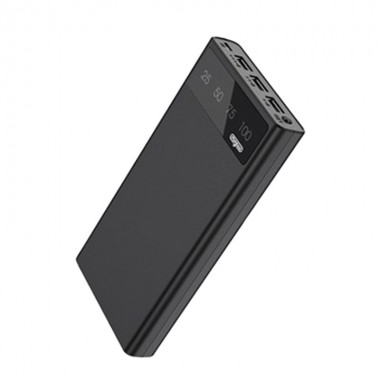 Внешний аккумулятор Power Bank JOYROOM MGD-005 Original 20000 mAh портативное зарядное устройство для телефона и гаджетов с LED дисплеем на 3 USB + фонарик