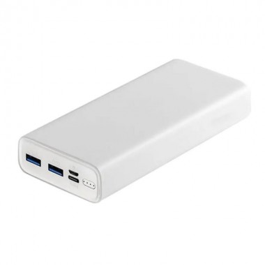 Внешний аккумулятор для телефона и гаджетов HYTECH 18 PD HP-S20PD 20000 mAh портативное зарядное устройство на 2 USB/micro-USB/Type-C быстрая зарядка 3,1 А