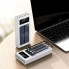 Внешний аккумулятор Power Bank 309 30000 Mah портативное зарядное устройство на солнечной батарее с LED дисплеем 2 USB переходники USB/Type-C/MicroUSB/Lightning 