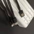 Внешний аккумулятор Power Bank 309 30000 Mah портативное зарядное устройство на солнечной батарее с LED дисплеем 2 USB переходники USB/Type-C/MicroUSB/Lightning 