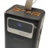 Внешний аккумулятор Power Bank Borofone DBT35A портативное зарядное устройство на 40000 mAh PD22,5W с быстрой зарядкой и фонариком + кабеля Type-C и Lightning