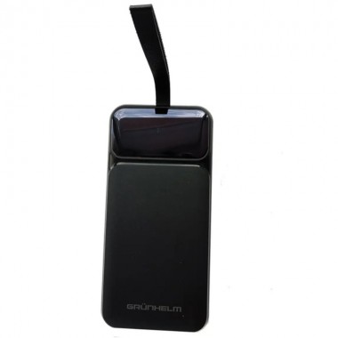 Внешнее зарядное устройство Power Bank GRUNHELM GP-30BQC 22.5W портативный аккумулятор на 30000 mAh PD22,2W с быстрой зарядкой USB/Type C