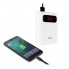 Внешний аккумулятор для телефона Power Bank HOCO B20 Mige 10000 mAh портативное зарядное устройство с LED индикатором заряда на 2 USB с фонариком Белый