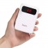 Внешний аккумулятор для телефона Power Bank HOCO B20 Mige 10000 mAh портативное зарядное устройство с LED индикатором заряда на 2 USB с фонариком Белый