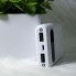 Внешний аккумулятор для телефона Power Bank HOCO B20 Mige 10000 mAh портативное зарядное устройство с LED индикатором заряда на 2 USB с фонариком Белый