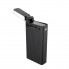 Внешний аккумулятор Power Bank HOCO J62 111 Wh портативное зарядное устройство на 30000 mAh 3 USB/Type-C/Micro-USB со встроенной лампой