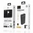 Внешний аккумулятор Power Bank Lenyes PX233 20000 Mah портативное зарядное устройство на 2 USB с индикаторами уровня заряда