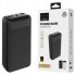 Внешний аккумулятор Power Bank Lenyes PX233 20000 Mah портативное зарядное устройство на 2 USB с индикаторами уровня заряда
