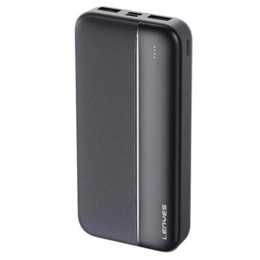 Внешний аккумулятор Power Bank Lenyes PX263 20000 Mah портативное зарядное устройство на 2 USB с быстрой зарядкой