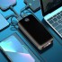 Внешний аккумулятор Power Bank Lenyes PX268 20000 Mah портативное зарядное устройство 2 USB переходники micro-USB/Type-C/Lightning + фонарик