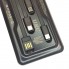 Внешний аккумулятор Power Bank UKC 8285 Black 10000 mAh портативное зарядное устройство на солнечной батарее с LED дисплеем 4 переходники USB/Type-C/MicroUSB/Lightning 