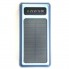 Внешний аккумулятор Power Bank UKC 8412 20000 mAh портативное зарядное устройство на солнечной батарее с LED дисплеем 4 переходники USB/Type-C/MicroUSB/Lightning 