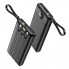 Внешний аккумулятор для телефона и гаджетов Power Bank Veger C10 Original 10000 mAh портативное зарядное устройство с LED дисплеем и переходниками