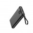 Внешний аккумулятор для телефона и гаджетов Power Bank Veger C10 Original 10000 mAh портативное зарядное устройство с LED дисплеем и переходниками