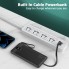 Внешний аккумулятор для телефона и гаджетов Power Bank Veger C10 Original 10000 mAh портативное зарядное устройство с LED дисплеем и переходниками