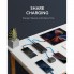 Внешний аккумулятор для телефона и гаджетов Power Bank Veger C10 Original 10000 mAh портативное зарядное устройство с LED дисплеем и переходниками