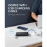 Внешний аккумулятор Power Bank Veger C20 Original 20000 mAh портативное зарядное устройство для телефона и гаджетов с LED дисплеем 3 переходники порты USB и Type-C