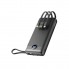 Внешний аккумулятор Power Bank Veger C20 Original 20000 mAh портативное зарядное устройство для телефона и гаджетов с LED дисплеем 3 переходники порты USB и Type-C