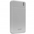 Внешний аккумулятор Power Bank Qsonic AS-P20 Белый 20000mAh портативное зарядное устройство для телефона и гаджетов 2USB-2.1A microUSB и Type-C индикатор LED