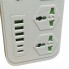 Сетевой фильтр удлинитель с выключателем и заземлением Power Socket J07 на 3 розетки + 4 USB 3.4A и 2 Type-C Белый