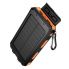 Туристический внешний аккумулятор Power Bank HOCO J164 Platinum Solar 8000mAh 10W - павербанк с солнечной панелью и LED фонариком