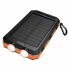 Туристический внешний аккумулятор Power Bank HOCO J164 Platinum Solar 8000mAh 10W - павербанк с солнечной панелью и LED фонариком